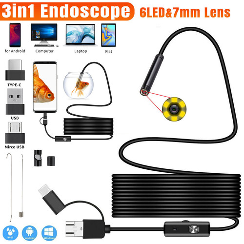 6led usb schlangen - 6led, endoskop