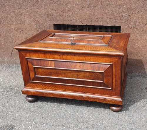 Barock truhe nussbaum aus - truhe,