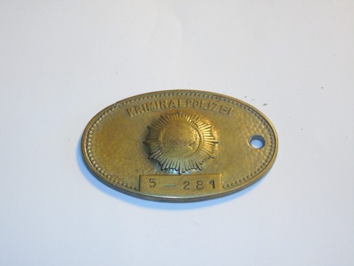 281 kripomarke volkspolizei - 5-,