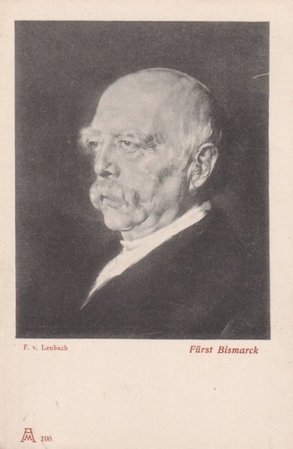 Künstler fürst bismarck - kÜnstler-ak,