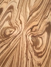 Zebrano Holz Furnier Zebrawood