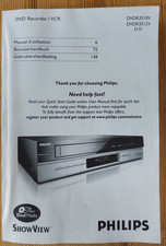 Philips Bedienungsanleitung DVDR3510V / DVDR3512V