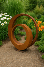 2st. Edelrost Gartenskulptur