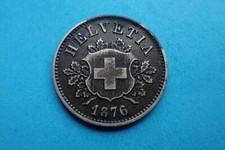 Schweiz, 10 Rappen 1876 B, wie