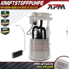 Kraftstoffpumpe Fördereinheit 4-Polig für Nissan Micra K12 K13 Note E11 Benzin