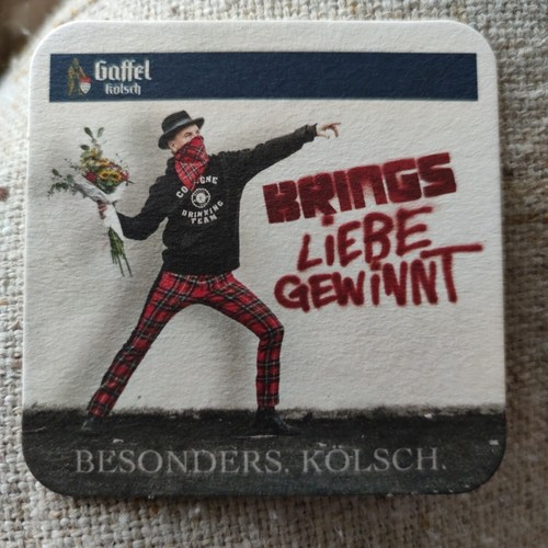 Schöner bierdeckel gaffel - bierdeckel,