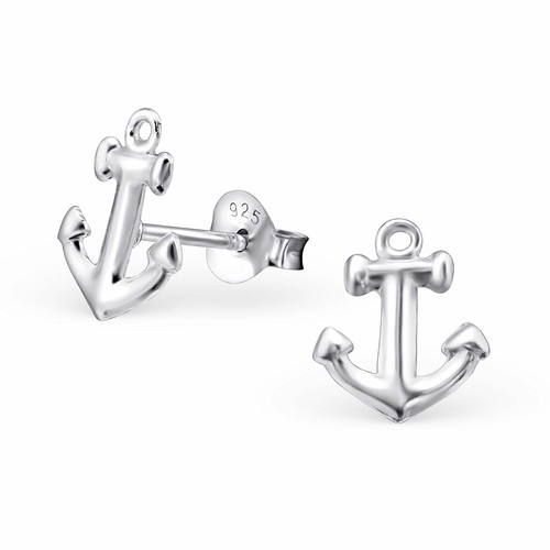 Anker ohrringe 925 silber - anker,