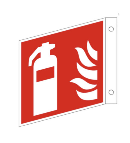 Feuerlöscher fahnenschild - feuerlöscher,