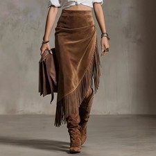 Western Fringe Hem Irregular