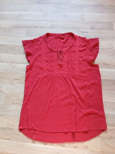 Hippie bluse tunika - bluse, rot