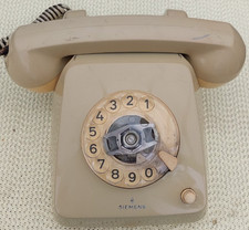 Vintage  antike SIEMENS Telefon S30054-S5239 * Wählscheibentelefon * Wählscheibe