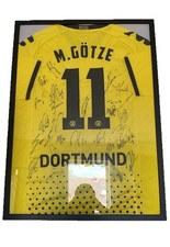 Mario Götze BVB Borussia Dortmund Trikot Signiert & Teamsigniert 2011/2012