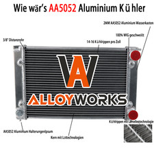 2 Reihe Alu Kühler Für VW