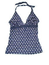 Prenatal Umstand Tankini in Gr. M  blau mit weißen P unkten  top Zustand !!