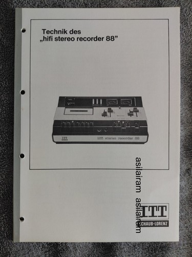 Itt schaub lorenz technik - technik, des