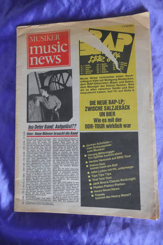 Musiker music news heft nr - musiker,
