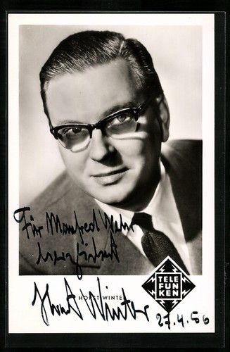 Ansichtskarte musiker horst - ansichtskarte,