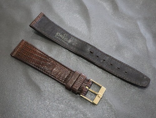 Omega echt braun lederband - echt,