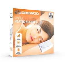 Daewoo Heizdecke 3 Stufen beheizt unter Bett Winterwärmend 40W - EINZELN