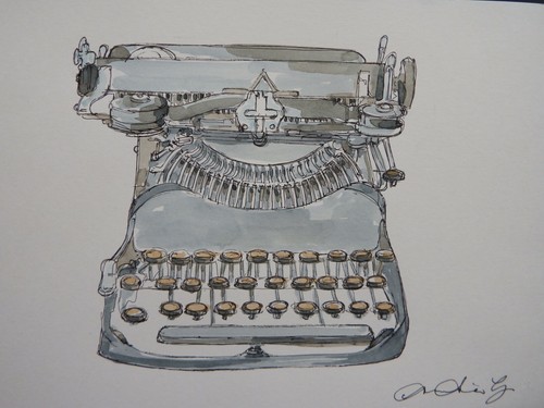 Aquarell gemälde vintage - aquarell,