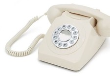 GPO Retro 746 Analoges Tischtelefon, Schnurgebundenes Mobilteil, Anrufer-Identif