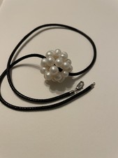 Perlen Kugel mit Halsband, Kette, Anhänger