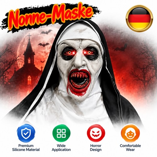 Halloween scary nonne - nonne, latex