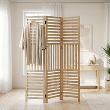 Paravent Raumteiler 3-tlg Holz