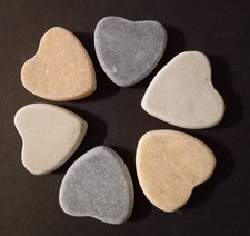 6 Steinherzen Handschmeichler