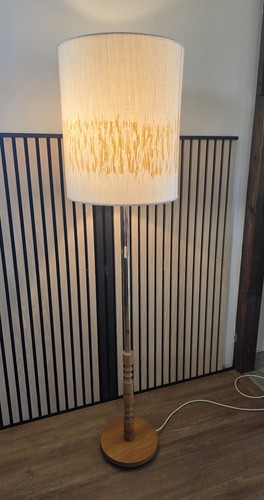 Mid century stehlampe teak - stehlampe, &