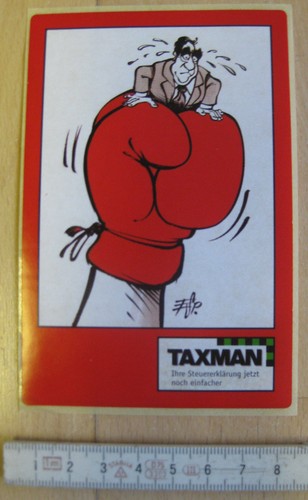 Aufkleber sticker taxman - /,