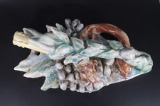 Steingut Wandlampe signiert