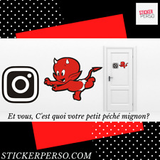 * 1 Aufkleber Teufel - Nette