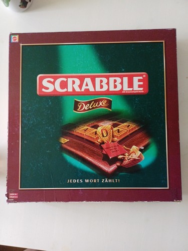 Scrabble deluxe spiel mattel - scrabble,