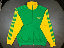 ADIDAS FIREBIRD OG TT Tracktop Jacke Grün Gelb Gr. XL Retro Vintage