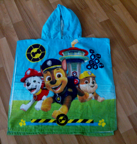 Velours kinder badeponcho mit - velours,