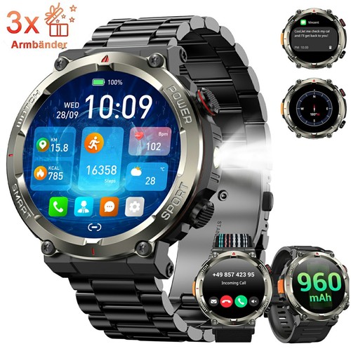 Smartwatch herren mit - smartwatch,