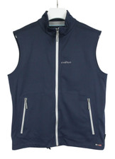 Chervo Zero Seams Weste Herren Eu 52 Reißverschluss Hoher Kragen Leicht Blau