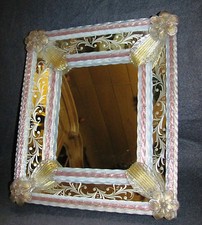 Murano Glas Spiegel 50/60er Jahre