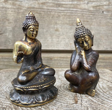 2 Stück 10cm Bronze Metall