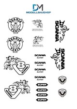 Scania V8 Decalbogen Tuning