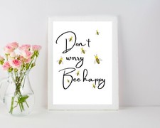 A4 Größe Print Don't Worry