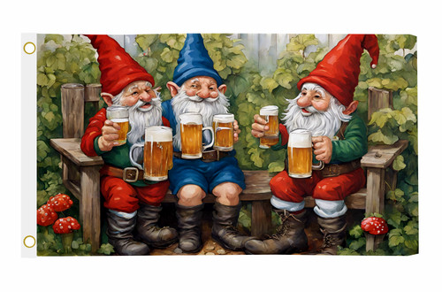 Fahne flagge bier trinkende - fahne,