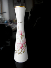 Hohe schlanke Vase Porzellan