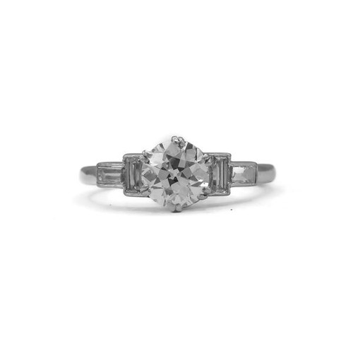 Art deco ring mit - ring,