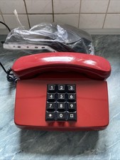 antikes altes POST TELEFON * Posttelefon Tastentelefon in rot