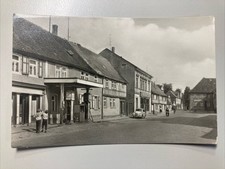 ~1960 alte Foto AK Rossla Tankstelle Harz Ernst Thälmann Straße / Südharz Roßla