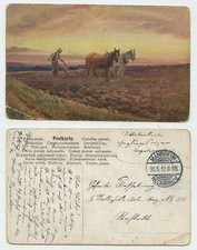 96104 - Bauer mit Pferdepflug