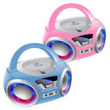 CD-Player Boombox CD-Radio Tragbares Kinder Radio Kompaktanlage in 2 Farben
