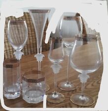 Rosenthal Versace Whisky Gläser Set mit Goldrand Medusa D`OR